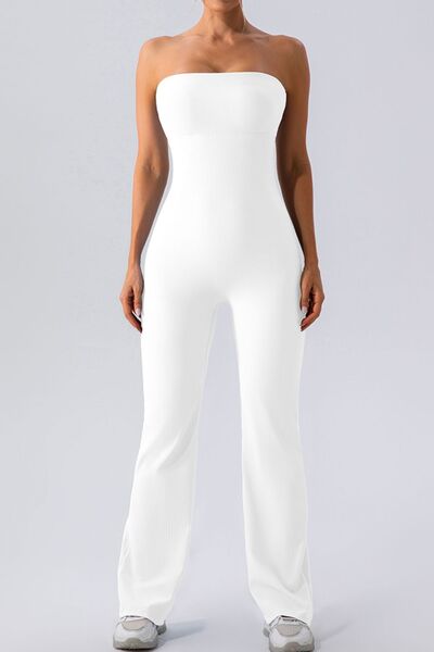 Sleeveless Straight Active Jumpsuit